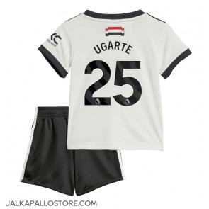 Manchester United Manuel Ugarte #25 Kolmaspaita Lapsille 2024-25 Lyhythihainen (+ shortsit)